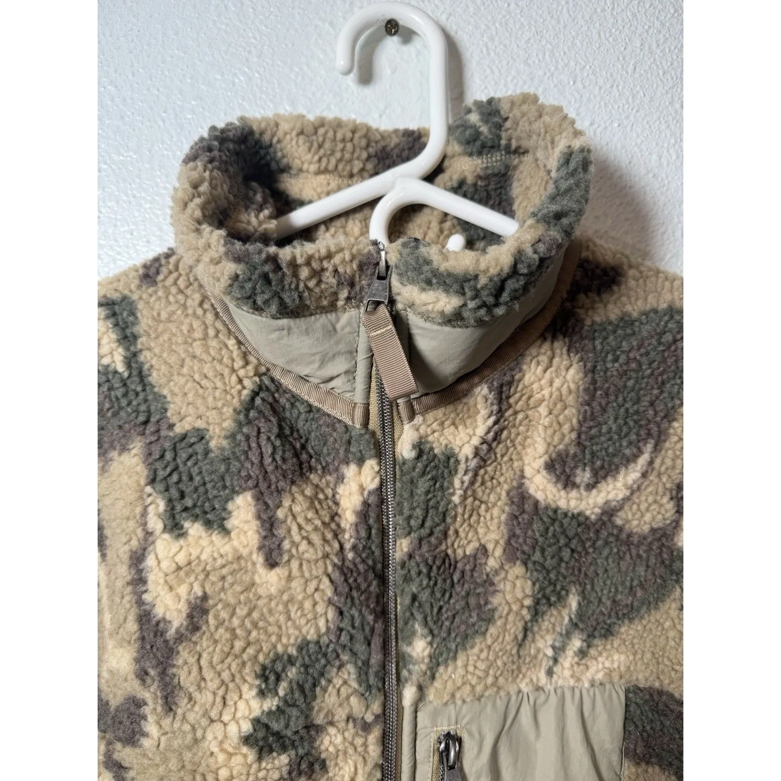 Darc Sport Wolves Lone Pine Woodland Camo Full Zip Fleece Jacket Unisex Sz M New Size M - Image 9