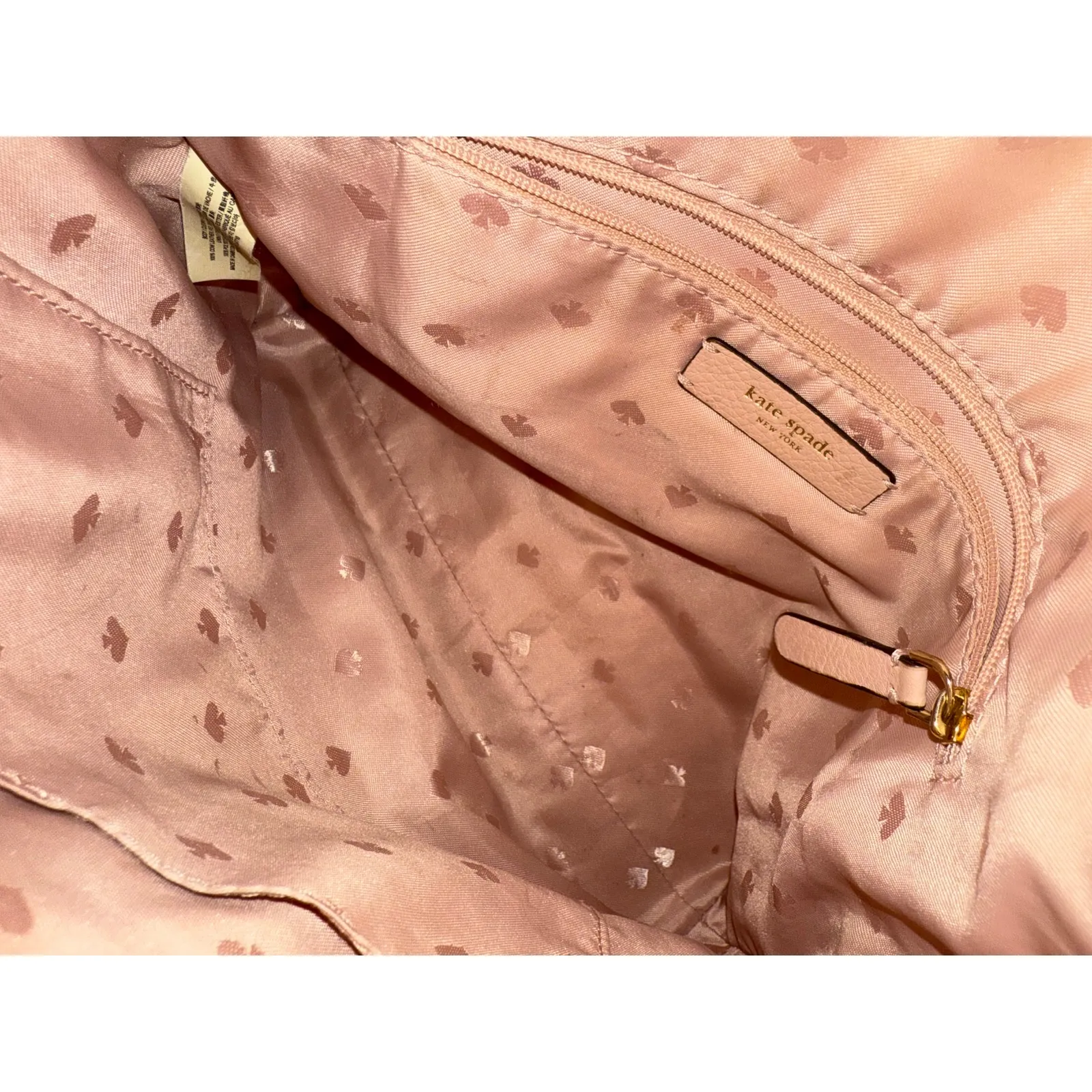 Kate Spade New York Jackson Street Beige Tan Nude Pebbled Leather Crossbody Bag - Image 4