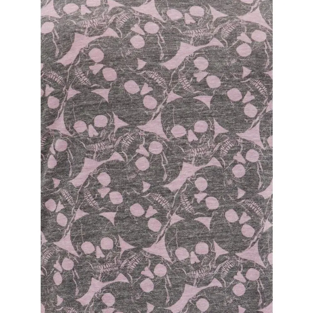 TORRID Classic Fit Triblend Jersey Raglan Skull Tee Size 1X New without Tag SOO - Image 4