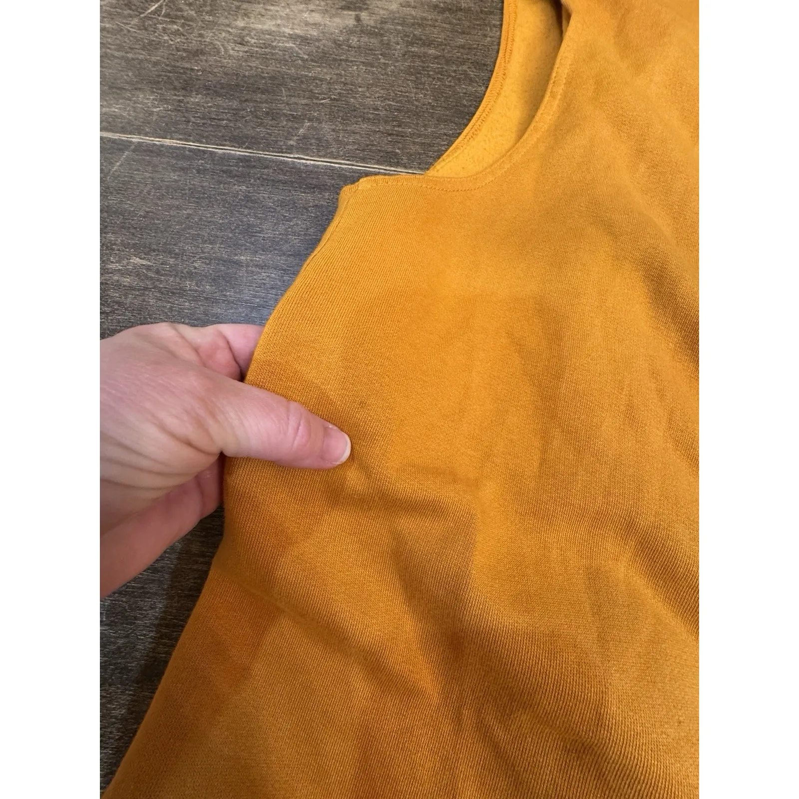 Bryn Walker Drawbridge Fleece Wrap Vest Raw Edge Bamboo Cotton Oversized Boho - Image 9