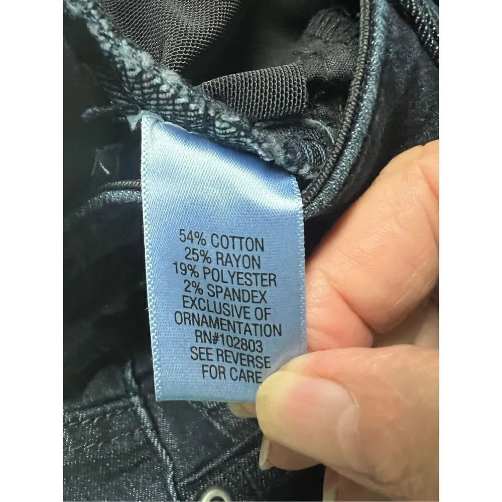 Dana Buchman Slimming Bermuda Shorts Sz 6 Black - Image 4