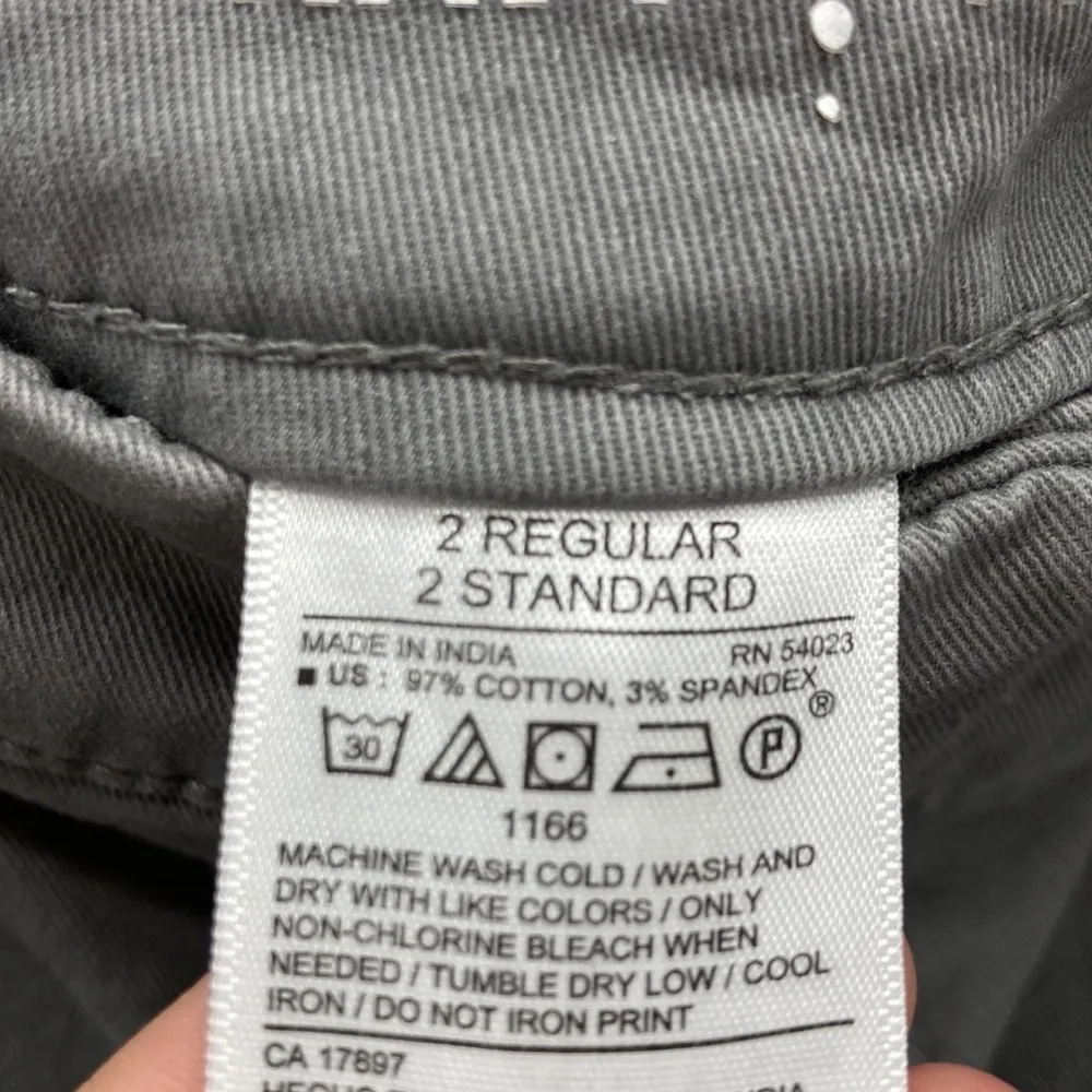 Old Navy gray pixie ankle pants high waist chic career ware business casual - Image 7