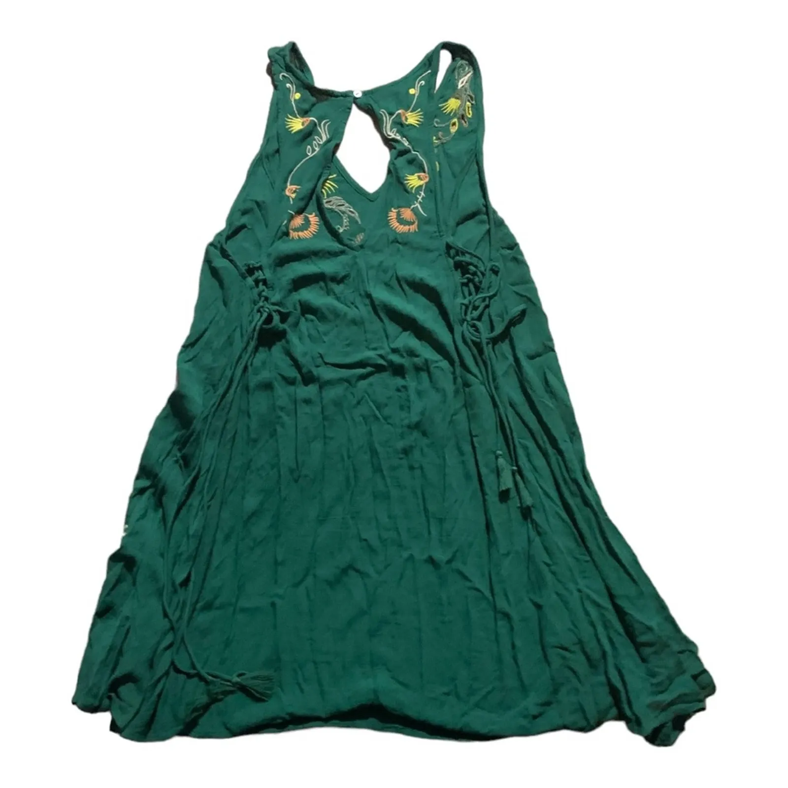 Intimately by free people green boho festival dress woman’s XS extra small - Image 4