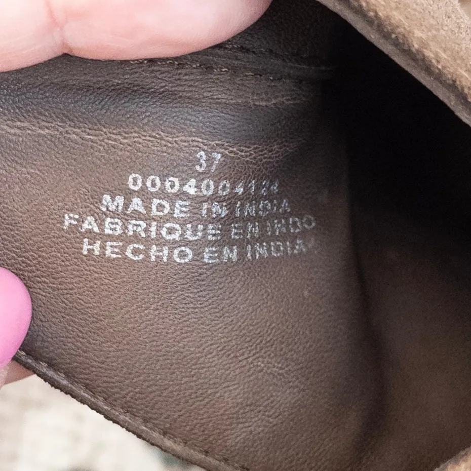 Free People Womens Boots Size‎ 37 Brown Charm Suede Ankle Western Boho Festival - Image 6