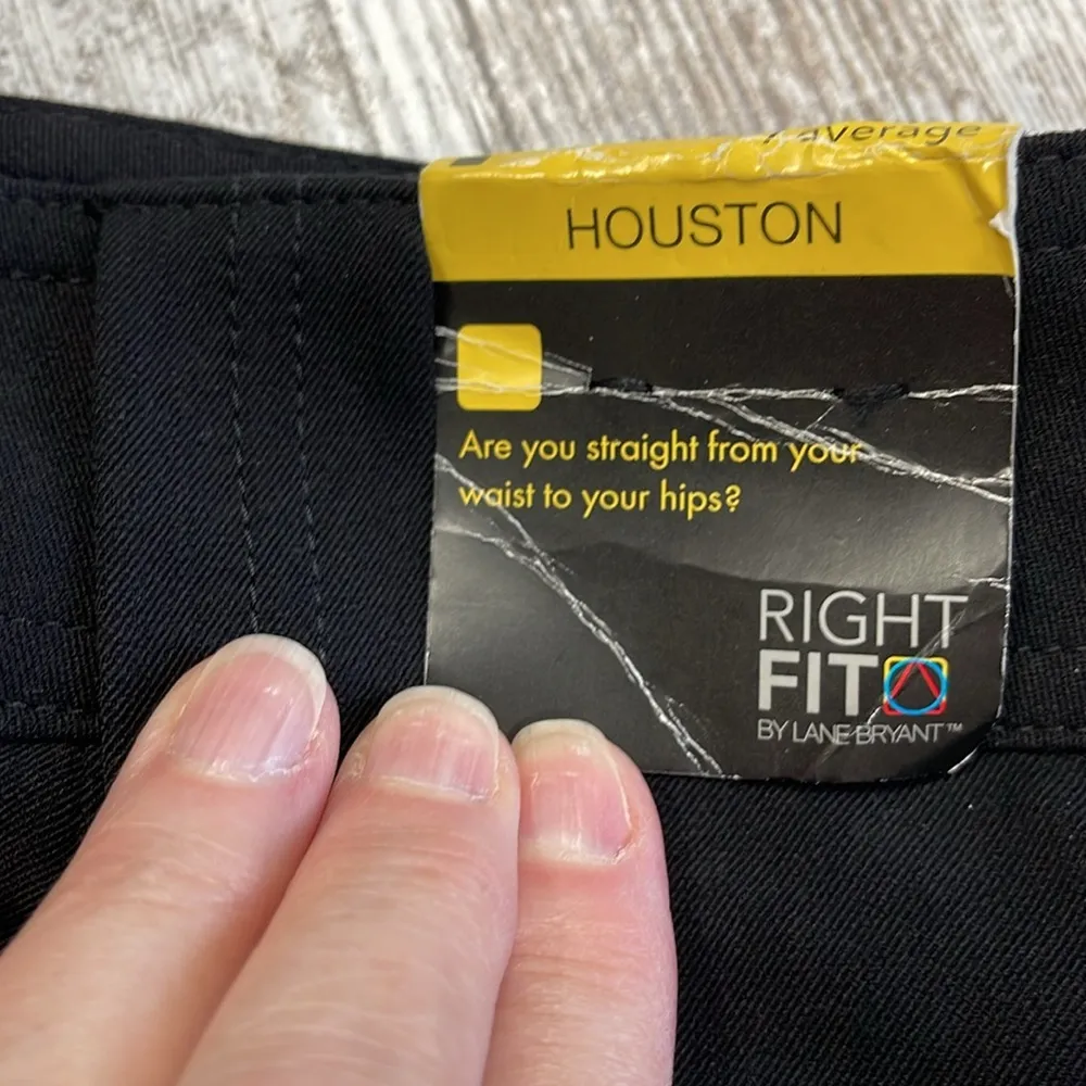 Lane Bryant NWT Black Right Fit Houston Dress Pants Size 26 - Image 2