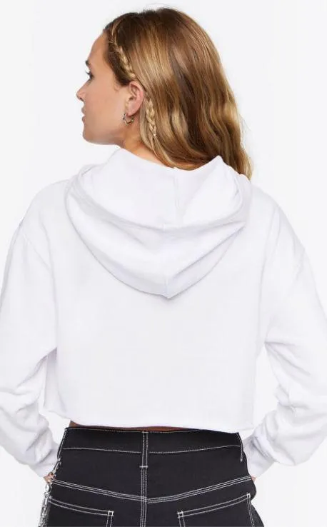 Happy Face Terrycloth Graphic Hoodie M NWT - Image 3