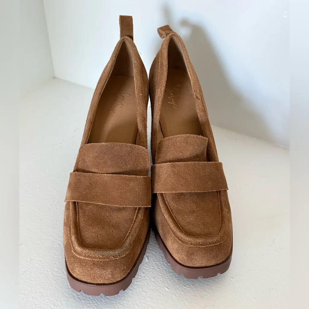 Crown Vintage Alivia Platform Pump women In Camel 10 M Tan - Image 5