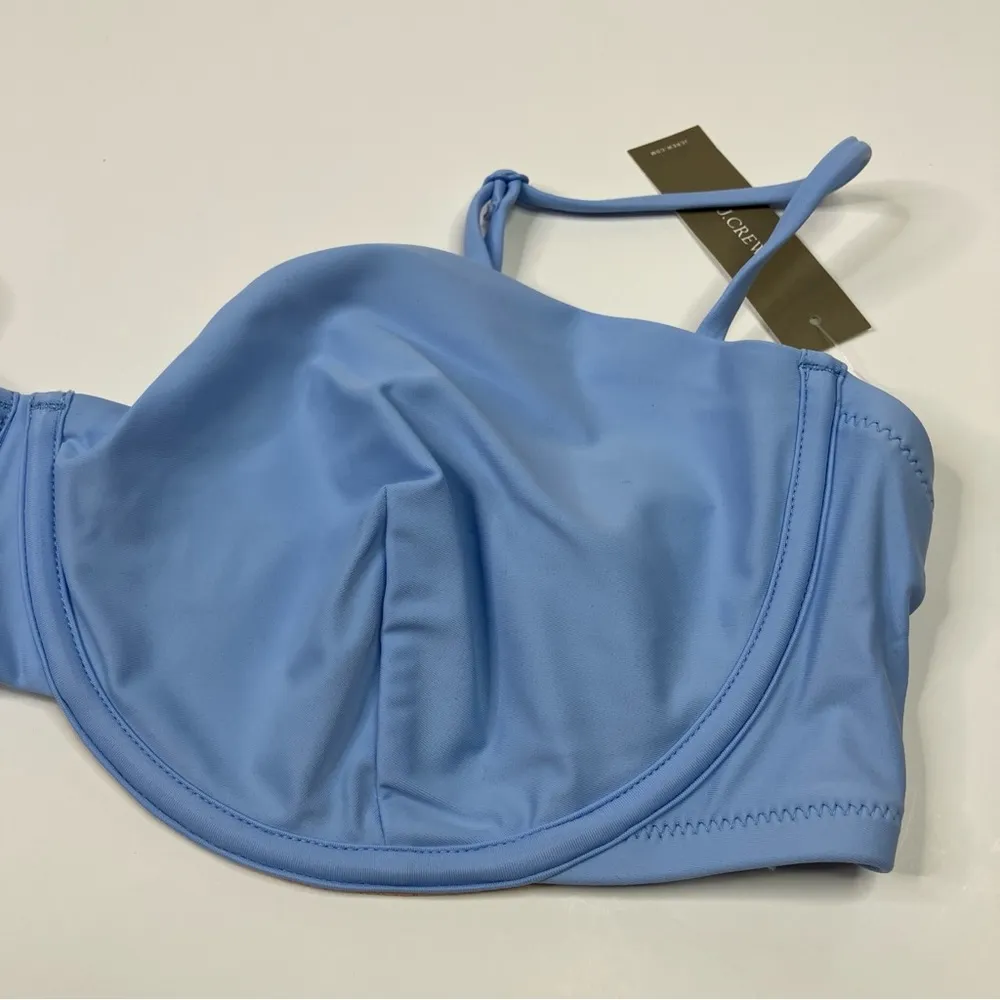 J. Crew | Light Blue Balconette Underwire Bikini Top 40D - Image 2