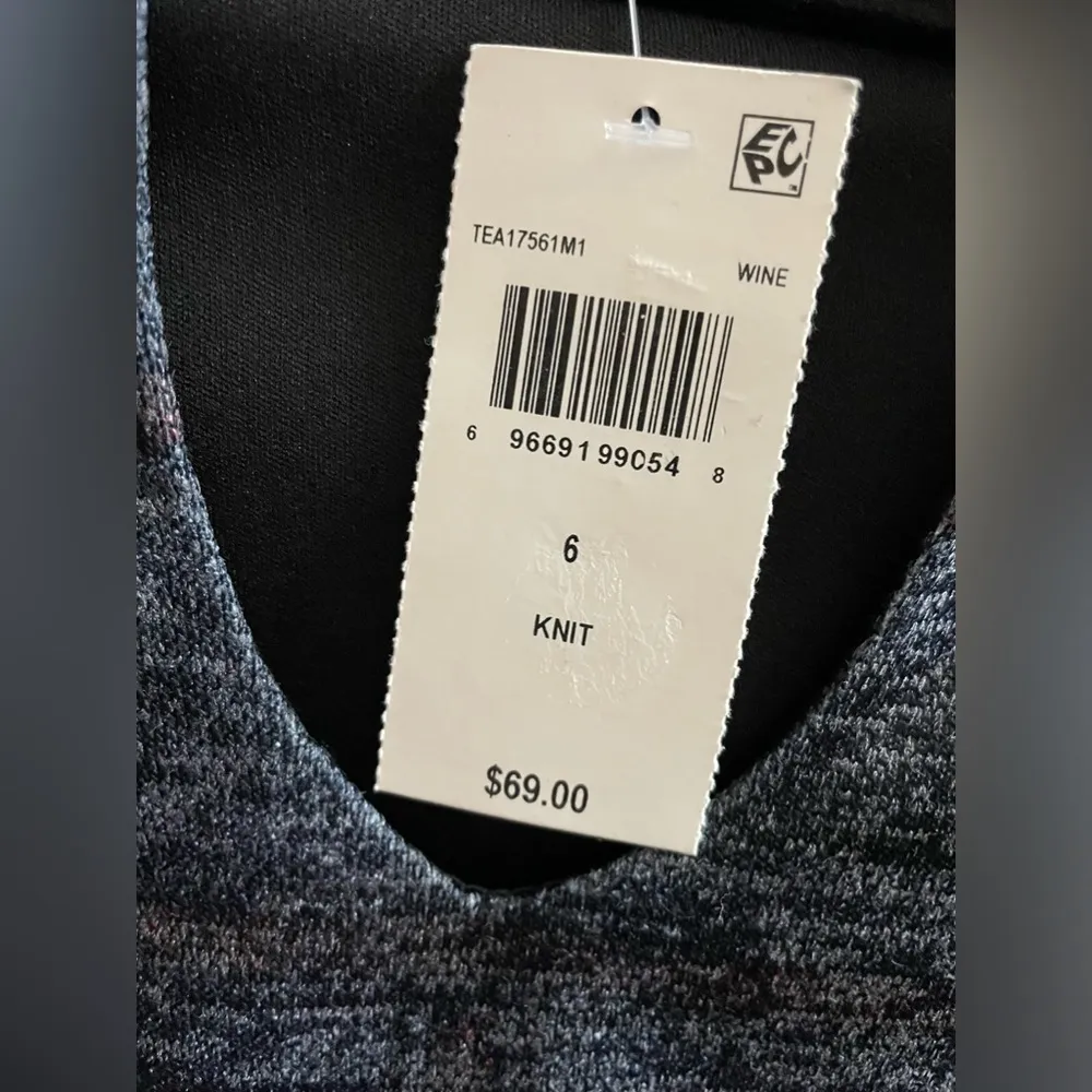 NWT Connected Apparel Office Work Dress Greys/Reds Size 6 - Image 5