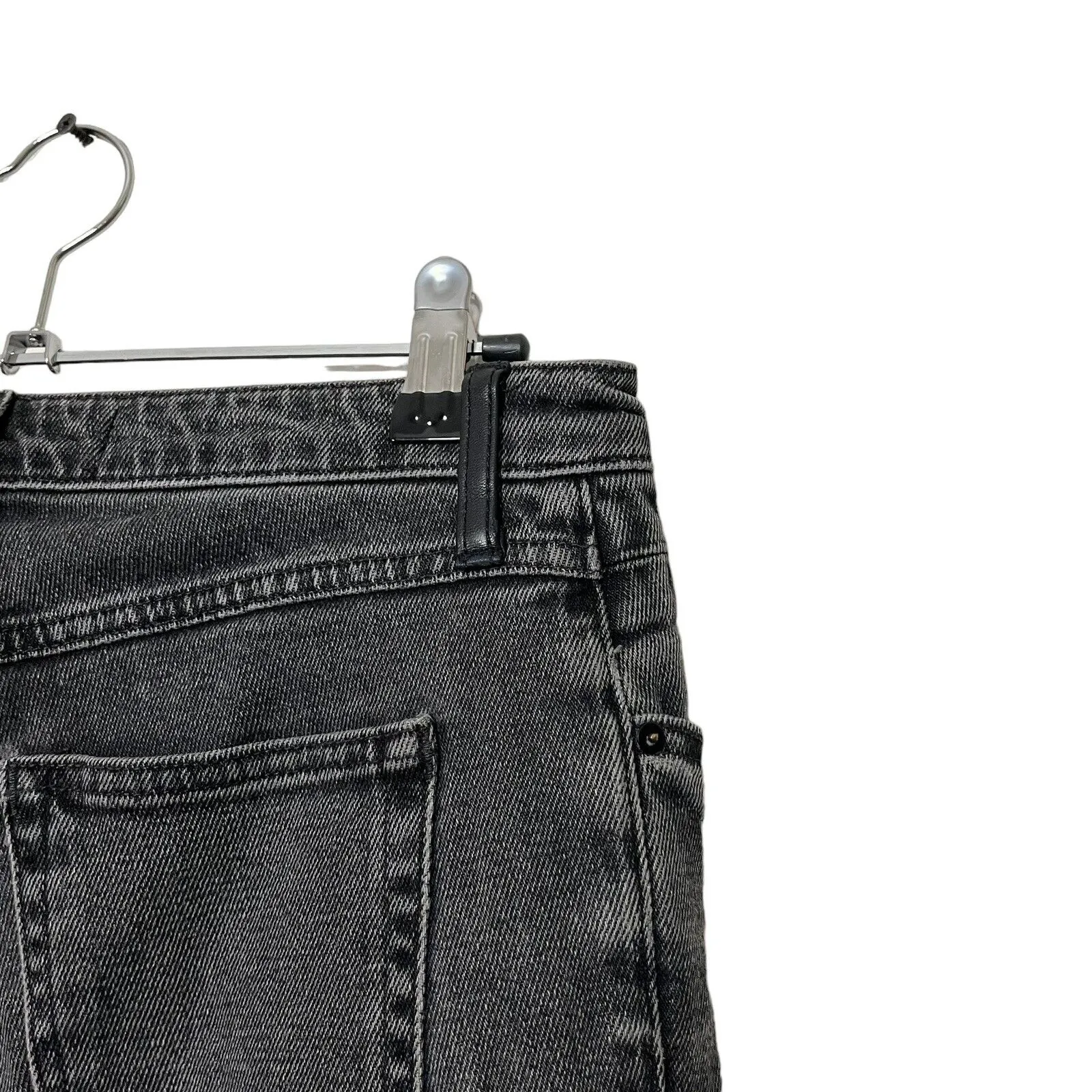 Alexander Wang Grip Skinny Jeans Women’s Size 25 Grey Fade High Rise USA Made - Image 8