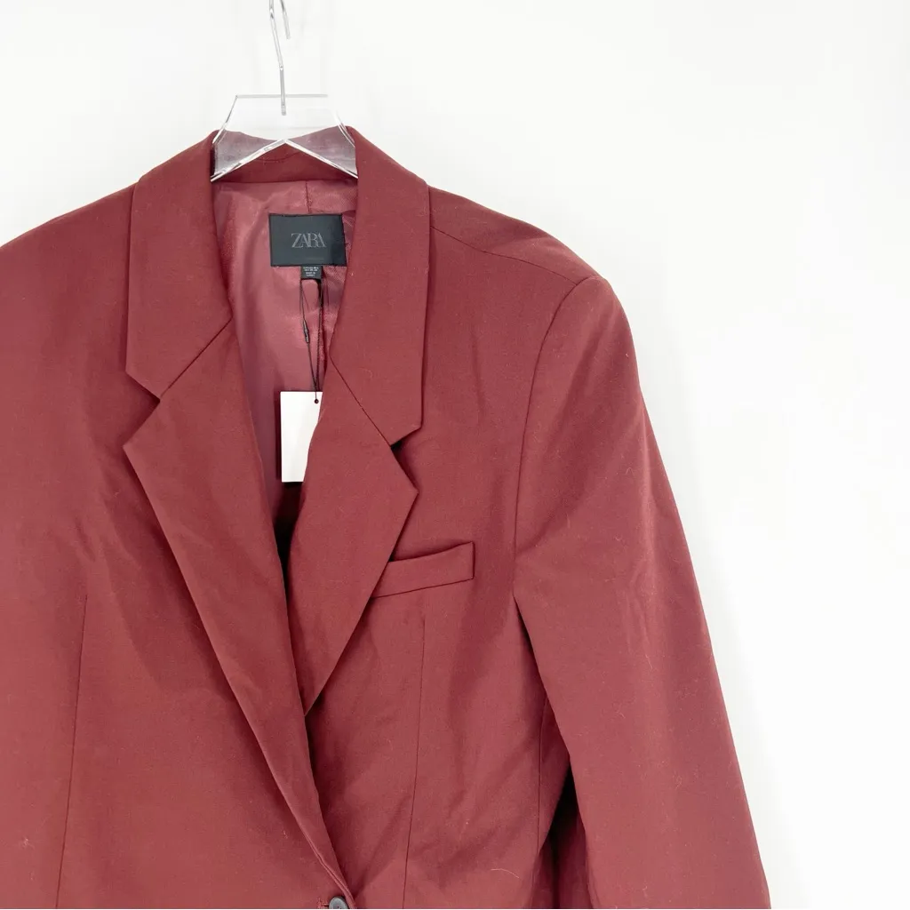 NWT ZARA‎ Oversized Blazer M/L - Image 4