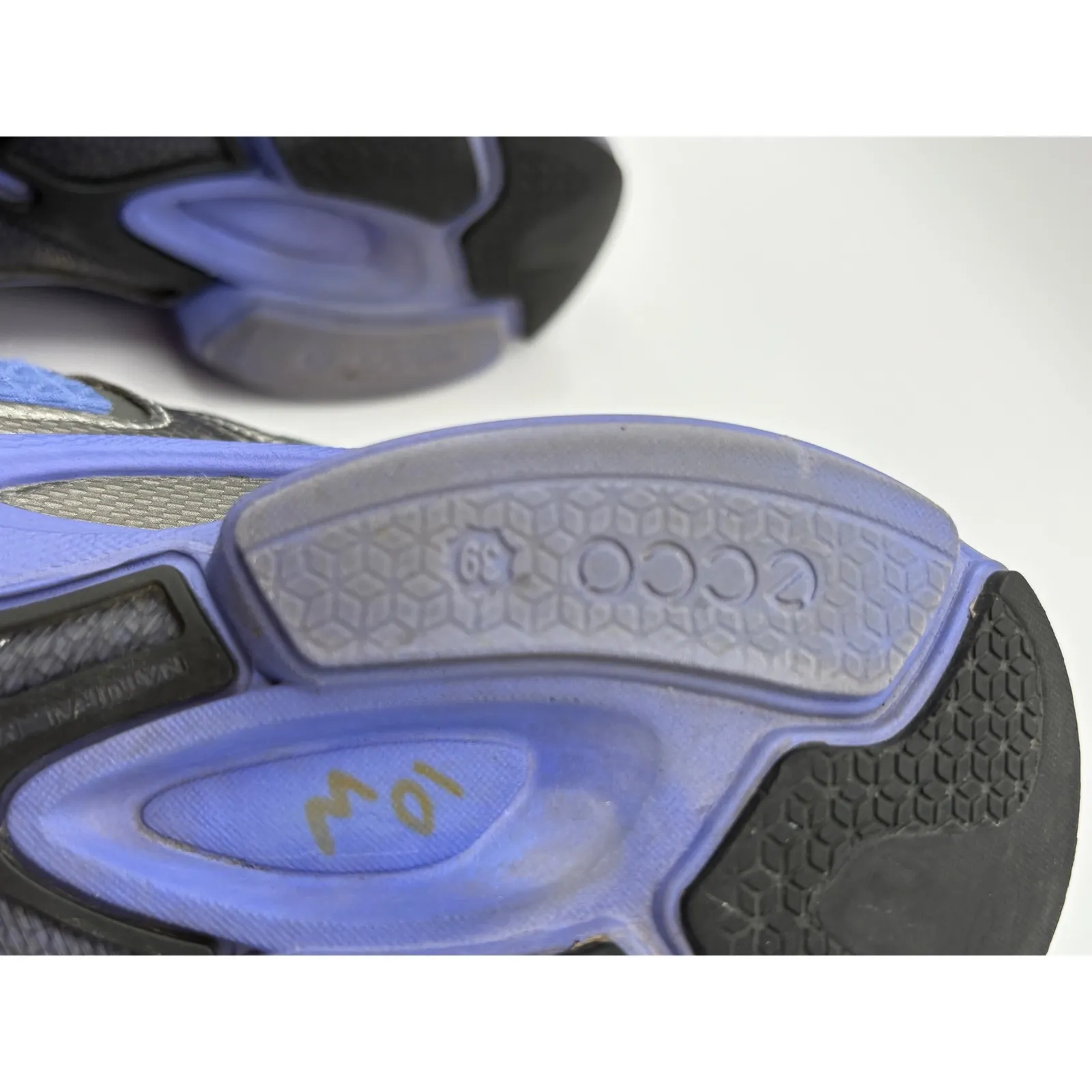 Ecco Biom Performance Run Gray/periwinkle Running Shoes Womens Sz 39/US8.5 - Image 4