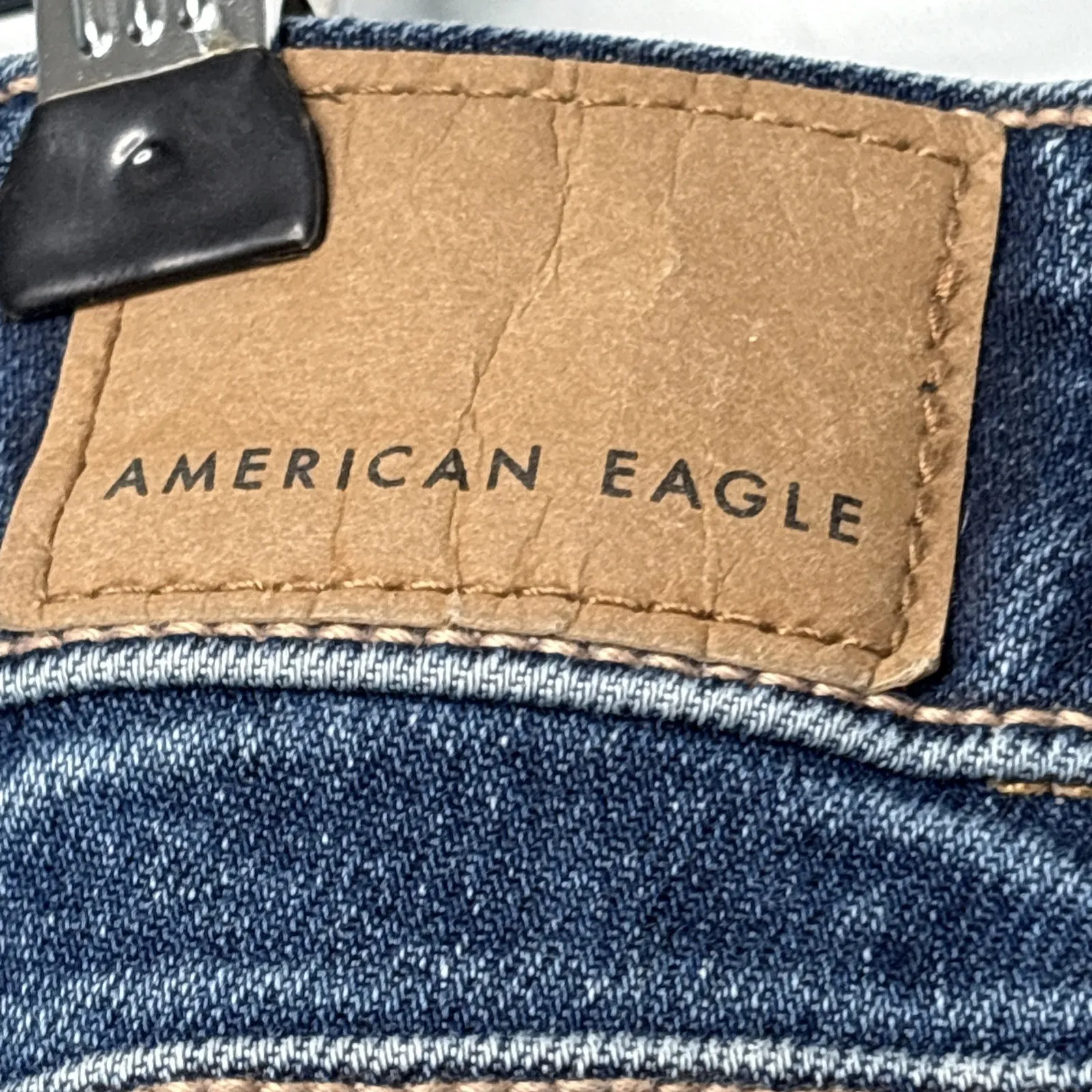 American Eagle Jeans 16 Long Low Rise Baggy Wide Leg Stretch Y2K Inspired‎ - Image 10