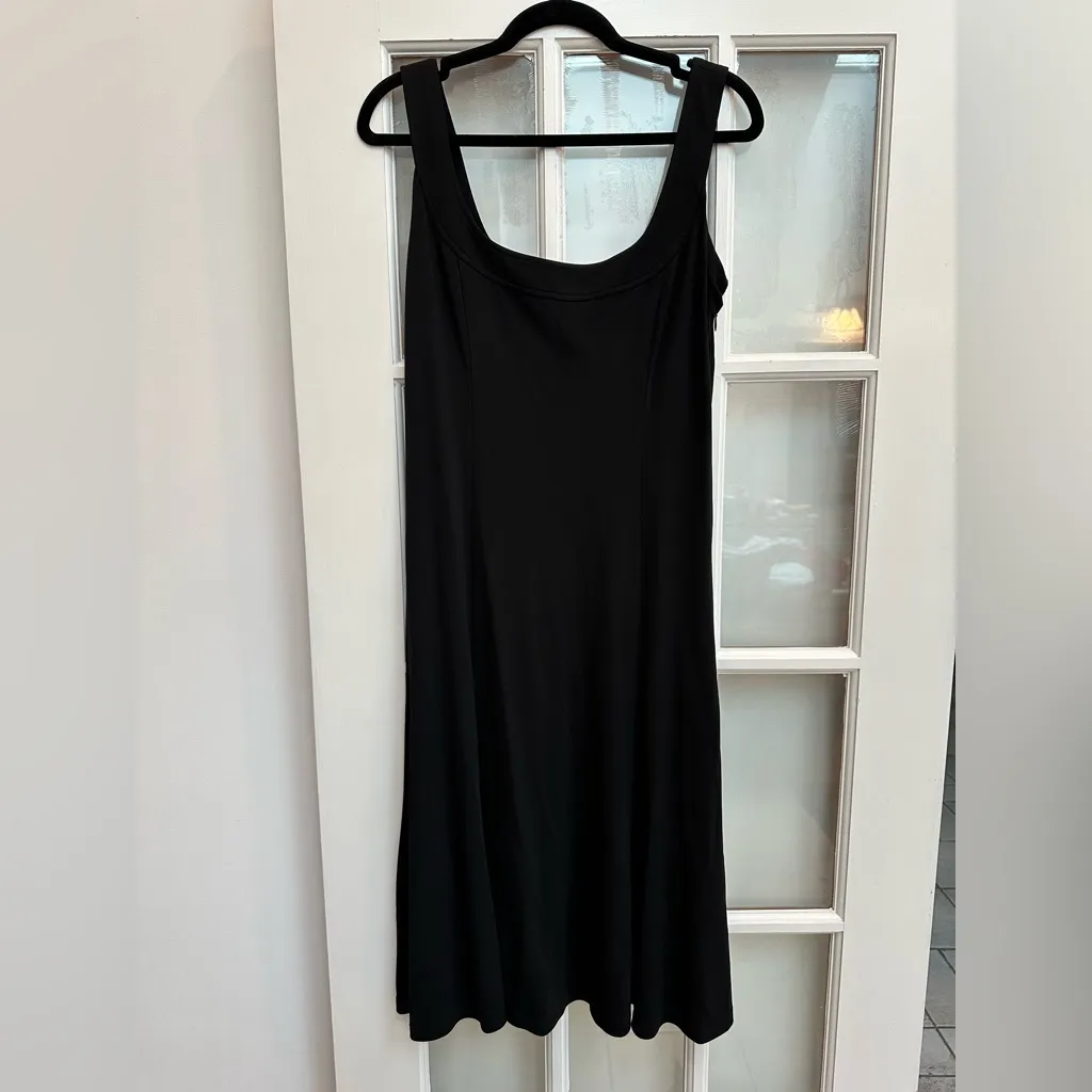 LRL Lauren Ralph Lauren Classic Timeless Elegant Black Sleeveless Dress Size 8 - Image 2