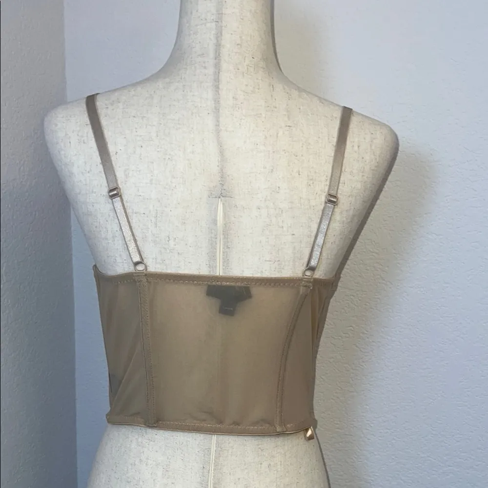 Say What? Tan Structured Bra Intimates ‎      Size Large - Image 3