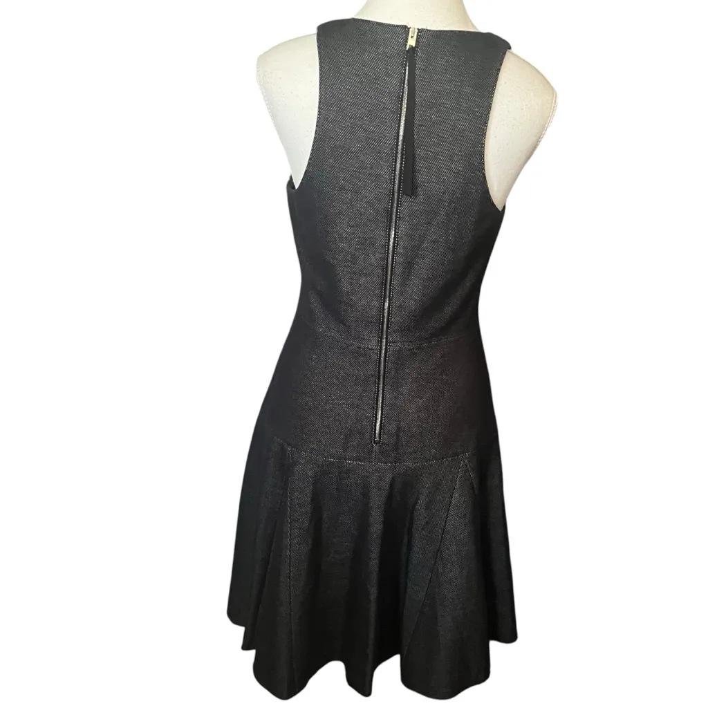 Rag & Bone Enigma Drop‎ Waist Fit & Flare Dress Women's 6 Cotton Blend Neutral - Image 7