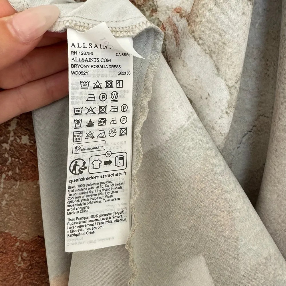 ALLSAINTS - Bryony Rosalia Dress size 2 - Image 3