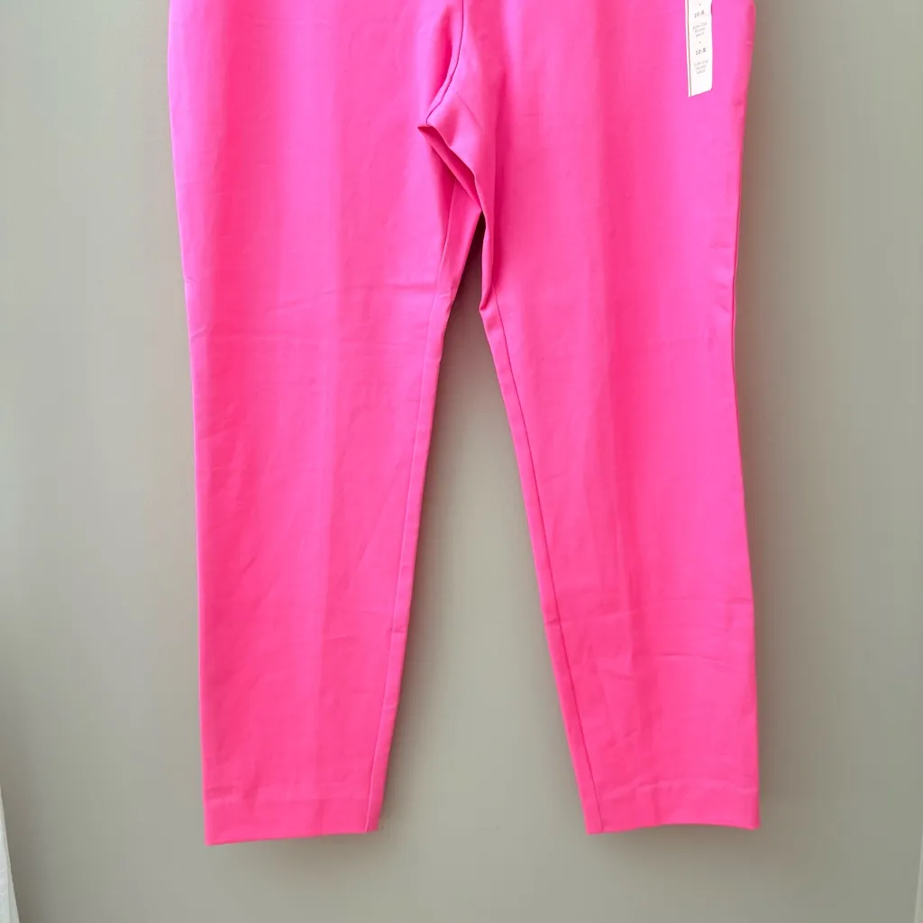 a new day High Rise Fitted Hip & Thigh Skinny Ankle Pink Sz 10 - Image 3