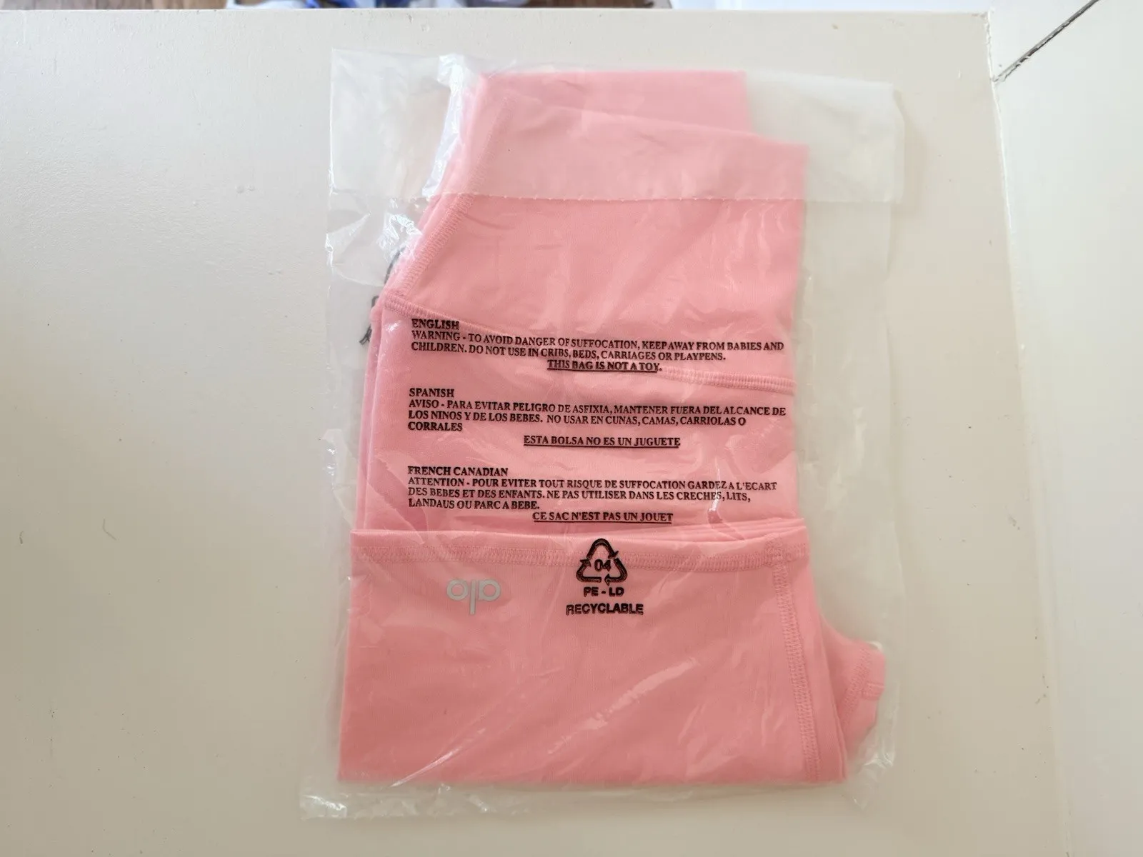 Alo yoga  Xsmall NWT 7" High-Waist Biker  NWT 7" High-Waist Strawberry Lemonade - Image 3