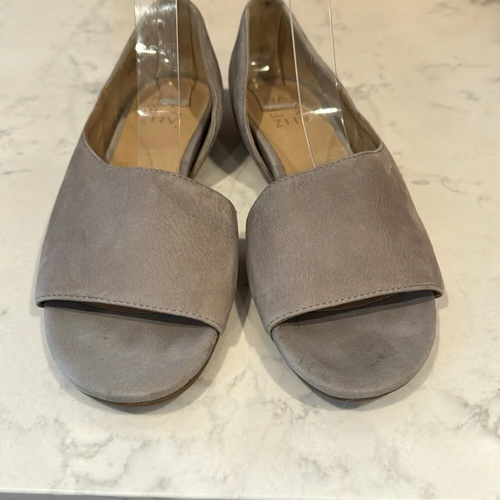 Naturalizer  Lucie D'Orsay Flat Turtle Dove Nubuck suede sandals size 7.5 - Image 2