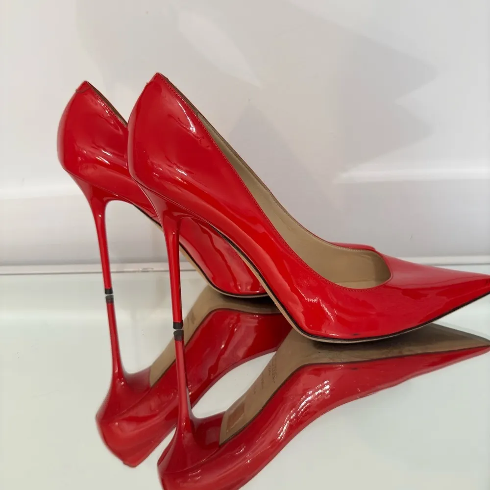 , Red Women's Heels - Image 6