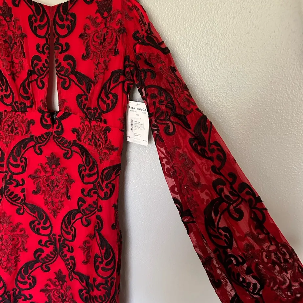 New Free People Want to Want me red mini dress - Image 5