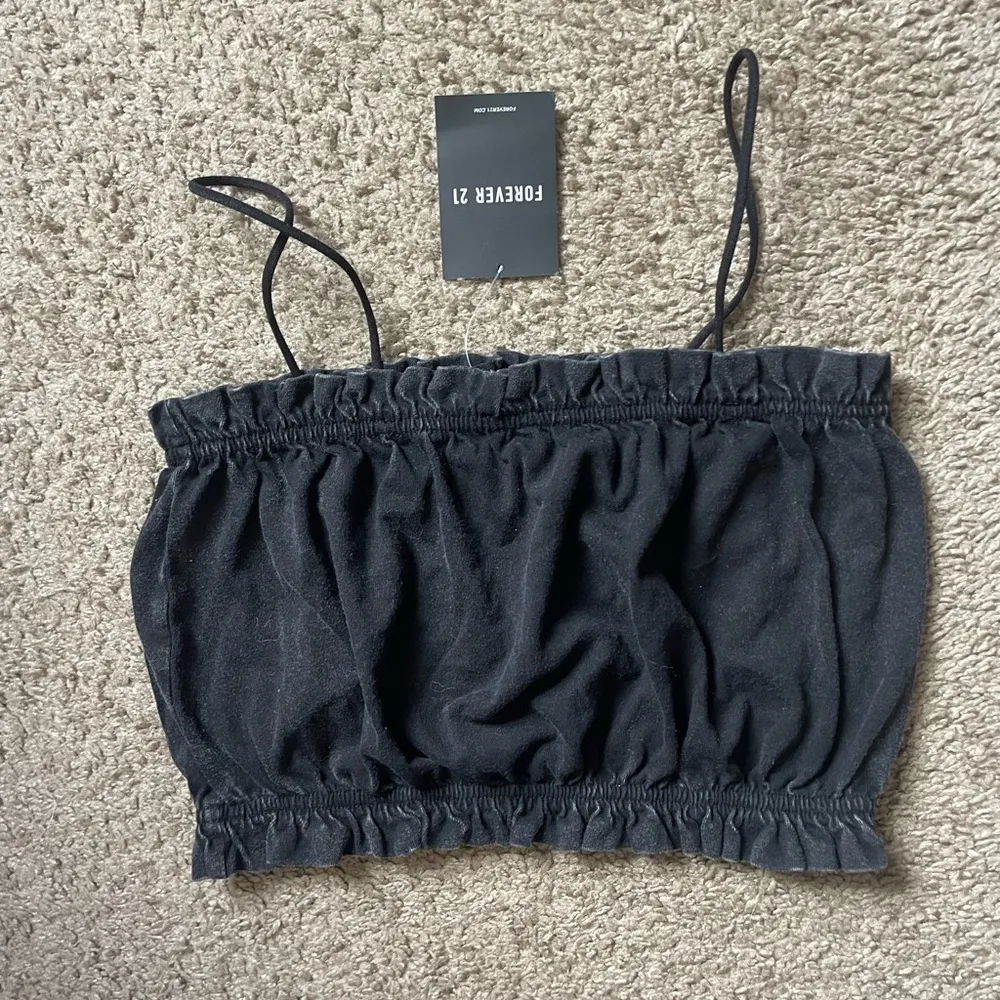 Forever 21 black tube top NWT size small - Image 2