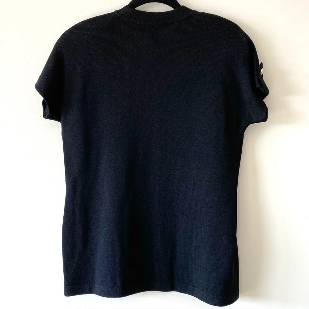 Cap-Sleeve Knitted Jacket - Image 2