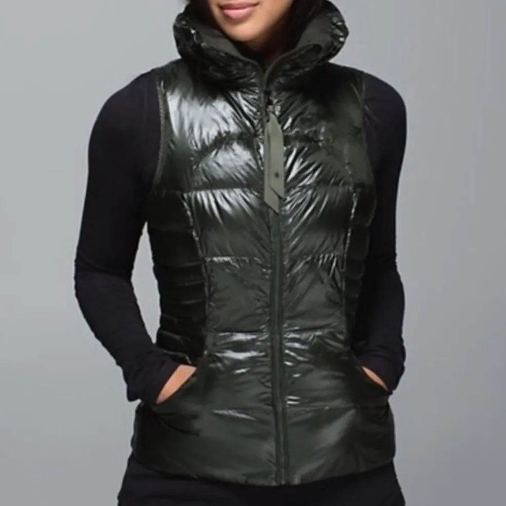 Lululemon Fluffin Awesome Vest Gator Green - Image 2