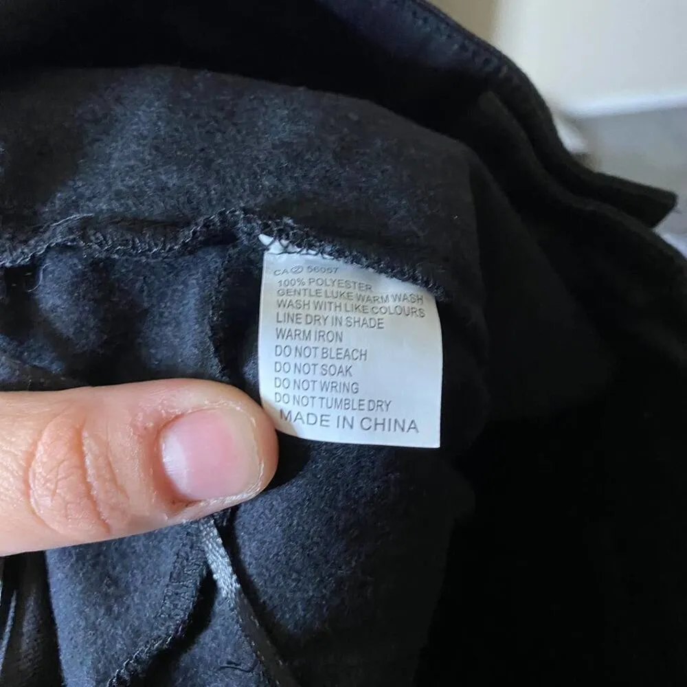 Princess Polly Coated Shiny Skinny Jeans Black Hi-Rise Faux Leather Pants Size 6 - Image 11