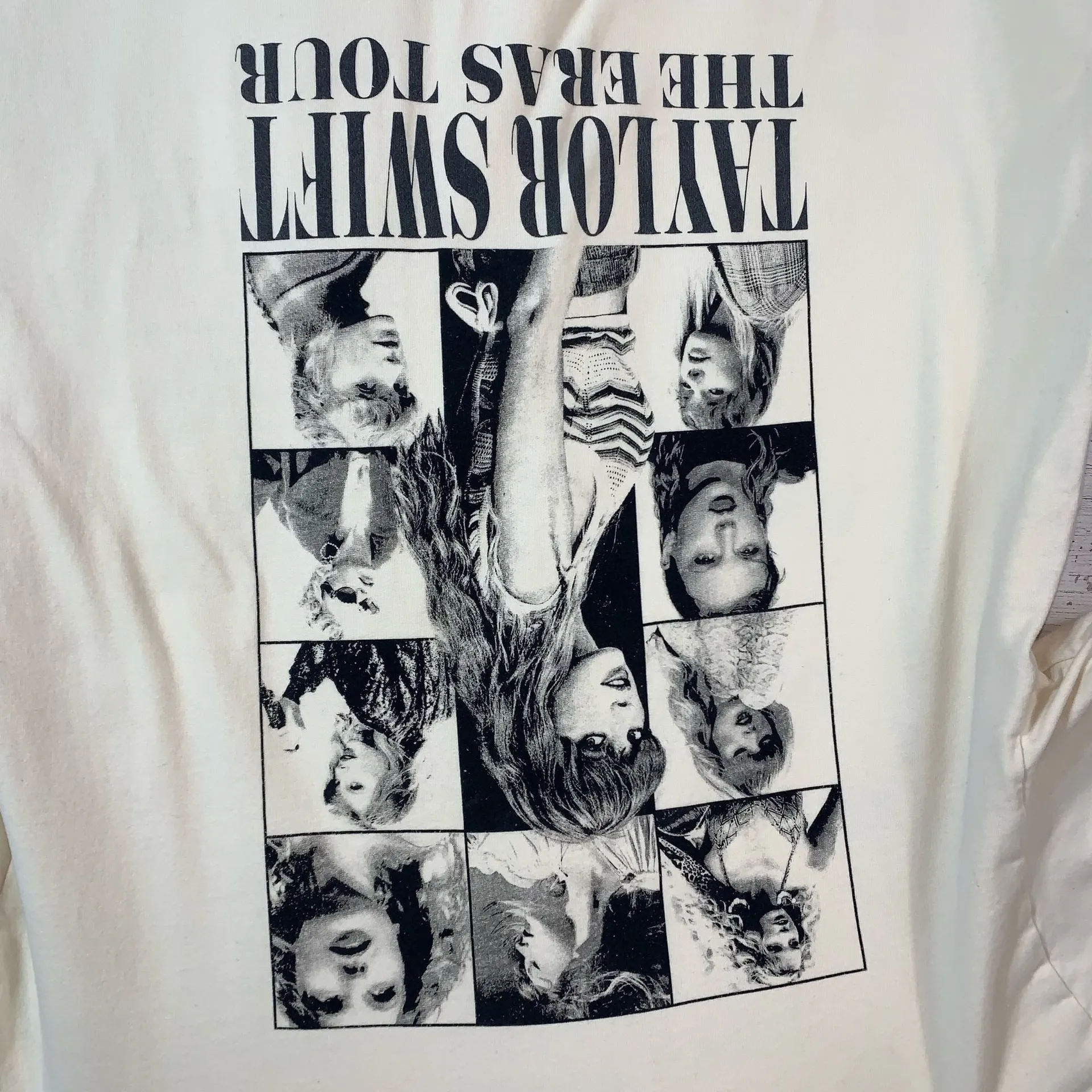 Taylor Swift t shirt adult medium "The Eras Tour" official merch concert music - Image 3