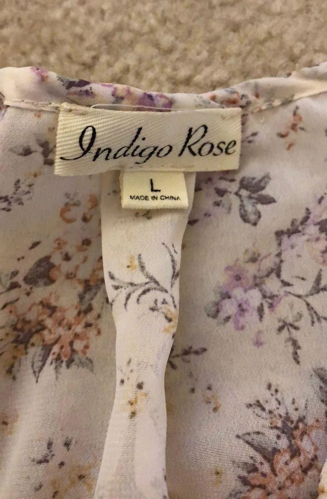 Floral maxi dress Multi Size L - Image 2