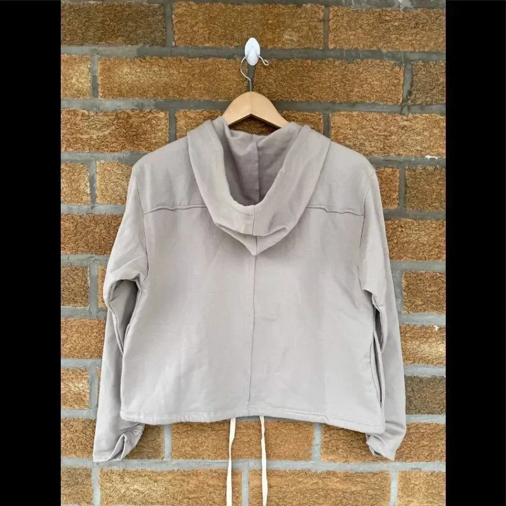 Young Fabulous & Broke Zip Crop Hooded Sweatshirt - Image 10