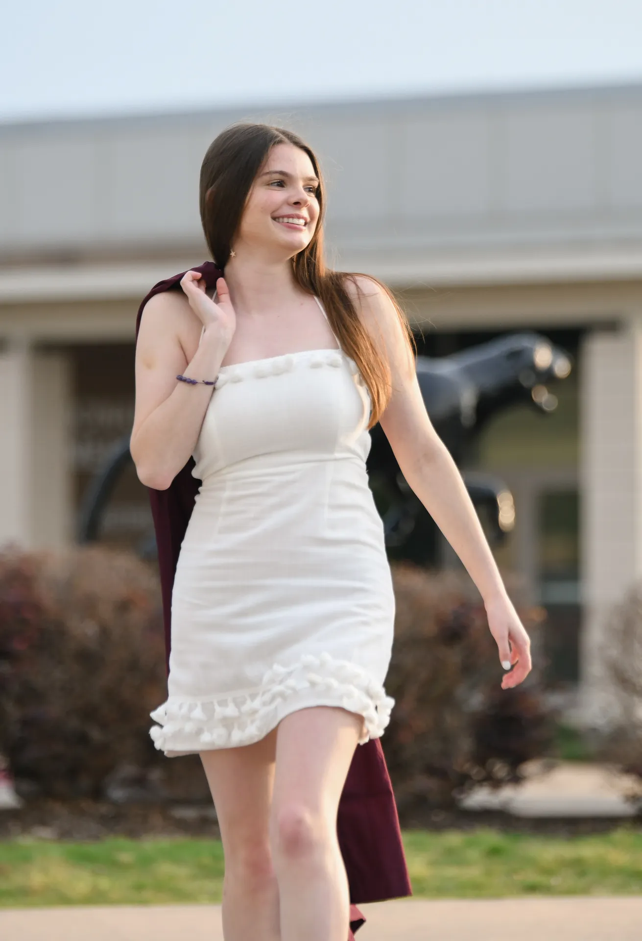 White Mini Dress - Image 3