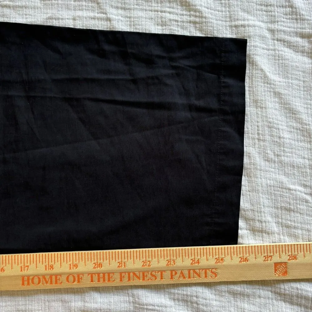 Lost + Wander Womens Bloody Mary Black Cropped Belted Wide Leg Pants Medium - Image 10