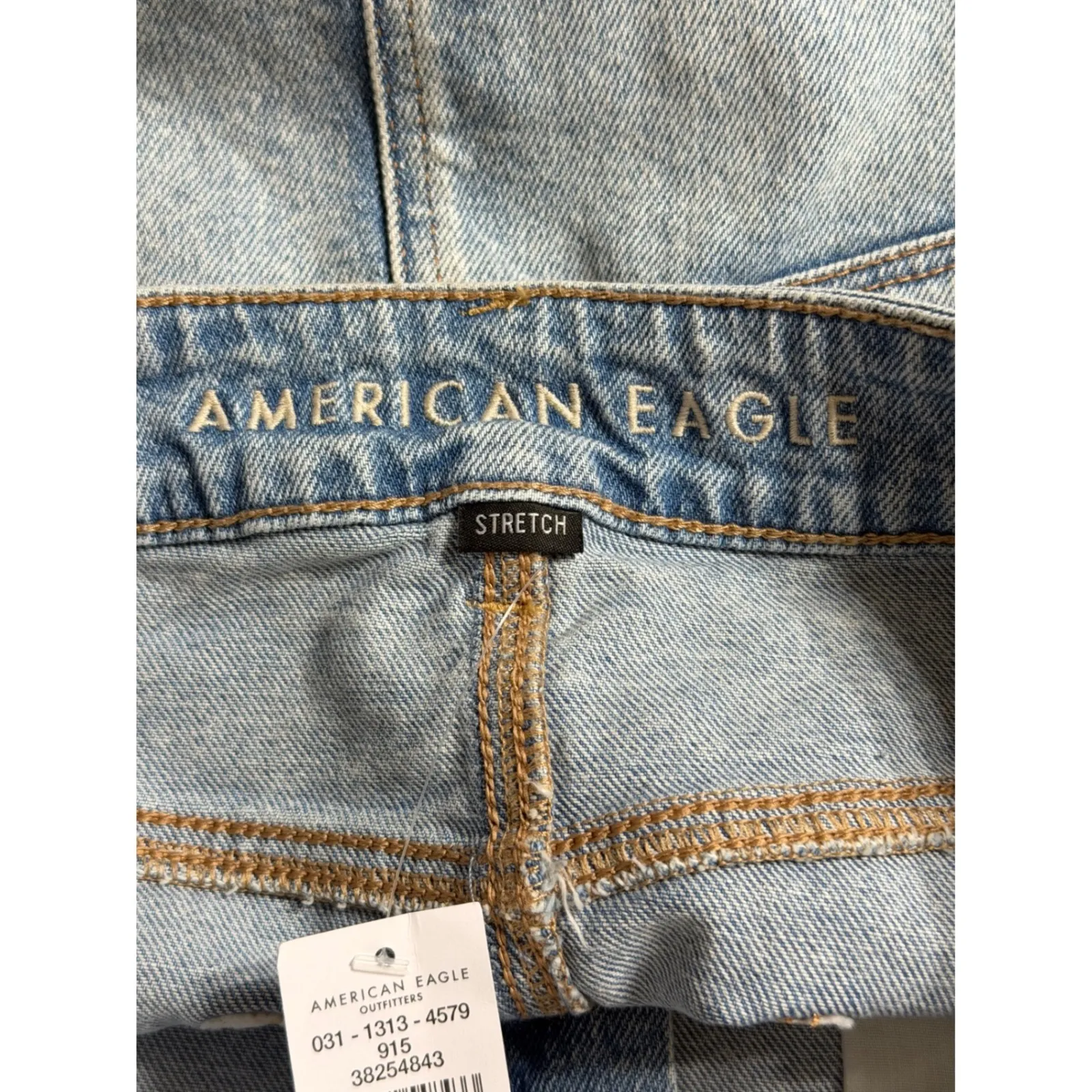 American Eagle Outfitters NEW Women's Denim 90's High Rise Mini Skirt Size 12 - Image 3