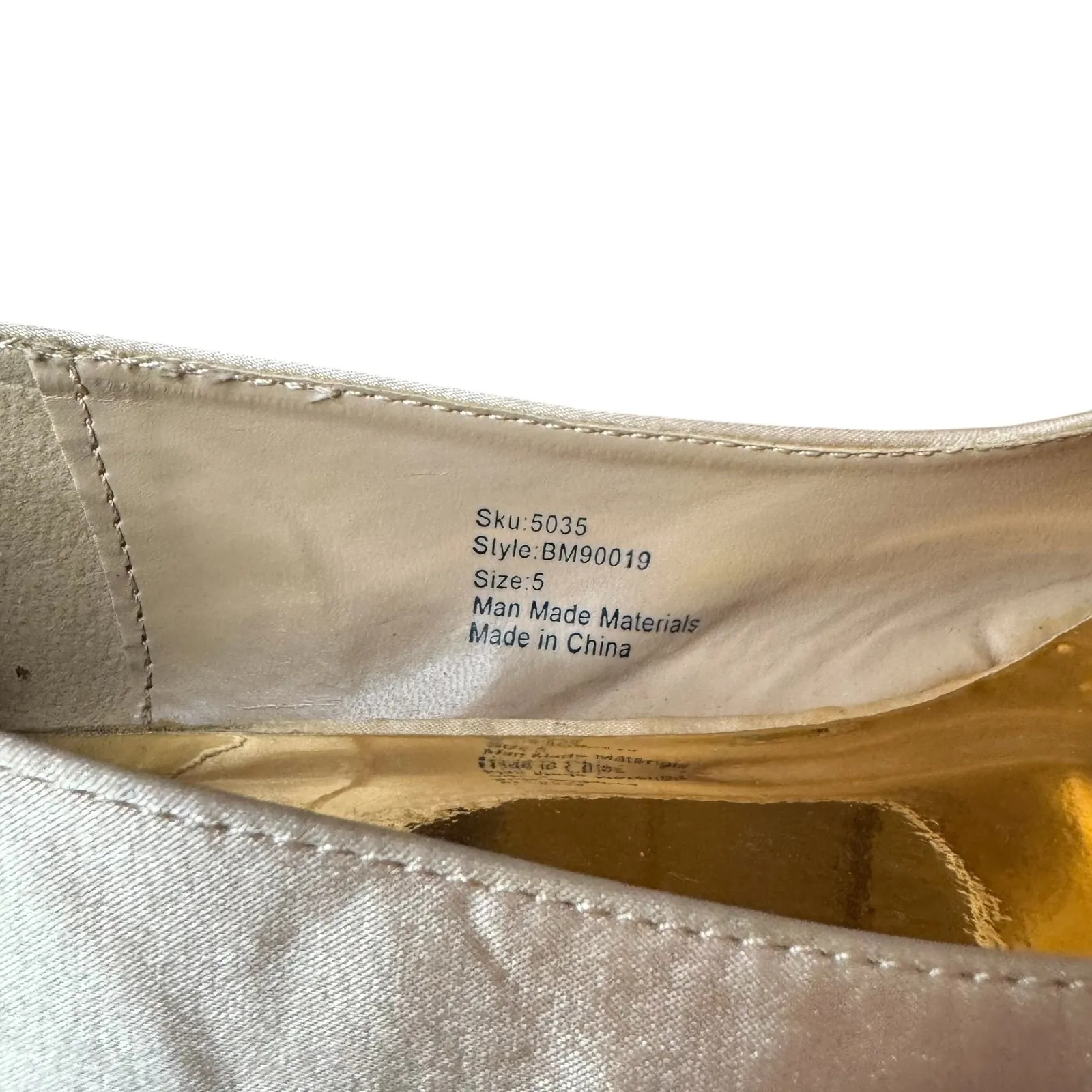 Badgley Mischka Shoes Womens Size 5 Satin Bow Block Heel Crystal‎ Dress Pumps - Image 6