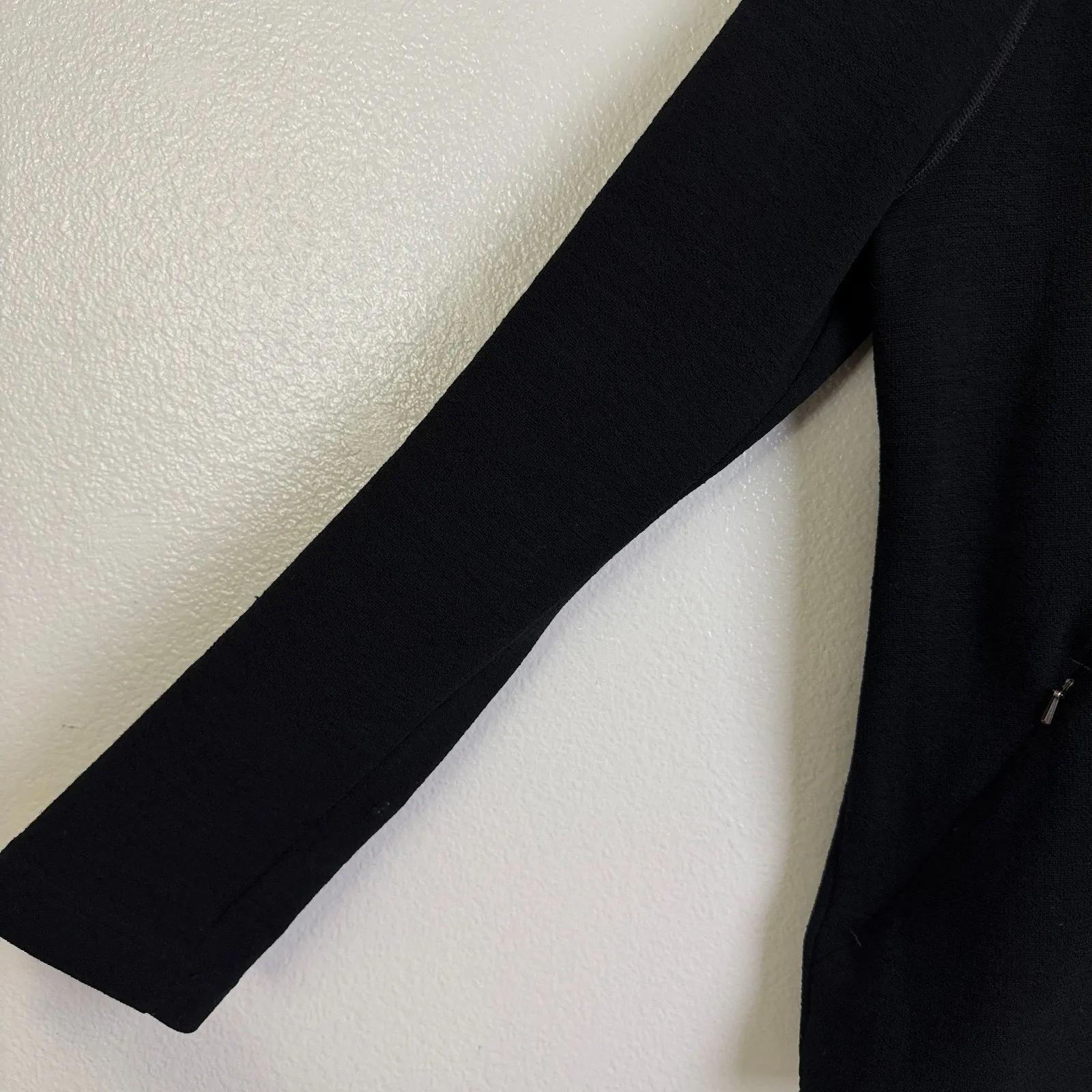 IBEX Wool Jacket Womens Large Black Full Zip Outdoors HIking Wool Embroidered - Image 5