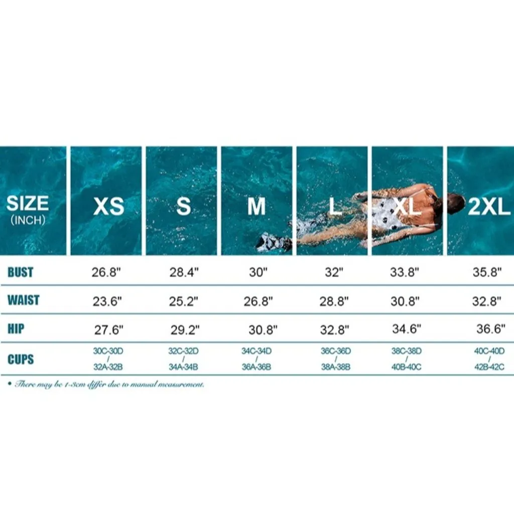 Sky-Blue One-Piece Swimsuit Solid Ribbed Monokini Swimwear Scoop Neck SMALL - Image 3