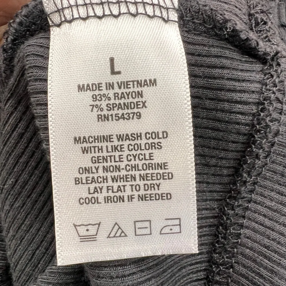 Aeropostale Seriously Soft Ribbed Mock Neck Long Sleeve Crop Top Large Lot of(2) - Image 5