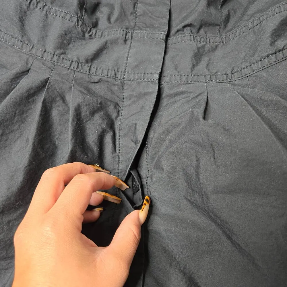 Club Monaco Black Button Front Dress Size: 6 - Image 7