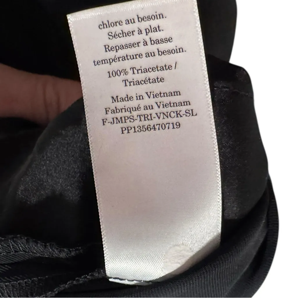 Everlane Ultimate Jumpsuit Slim Fit Triacetate Black 10 - Image 8