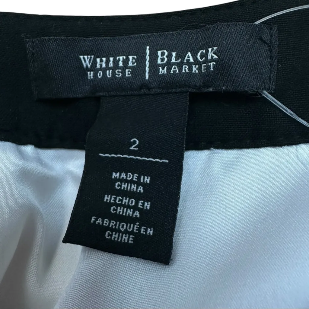 White House Black Market Color Block Sheath Dress Size 2 - Image 7