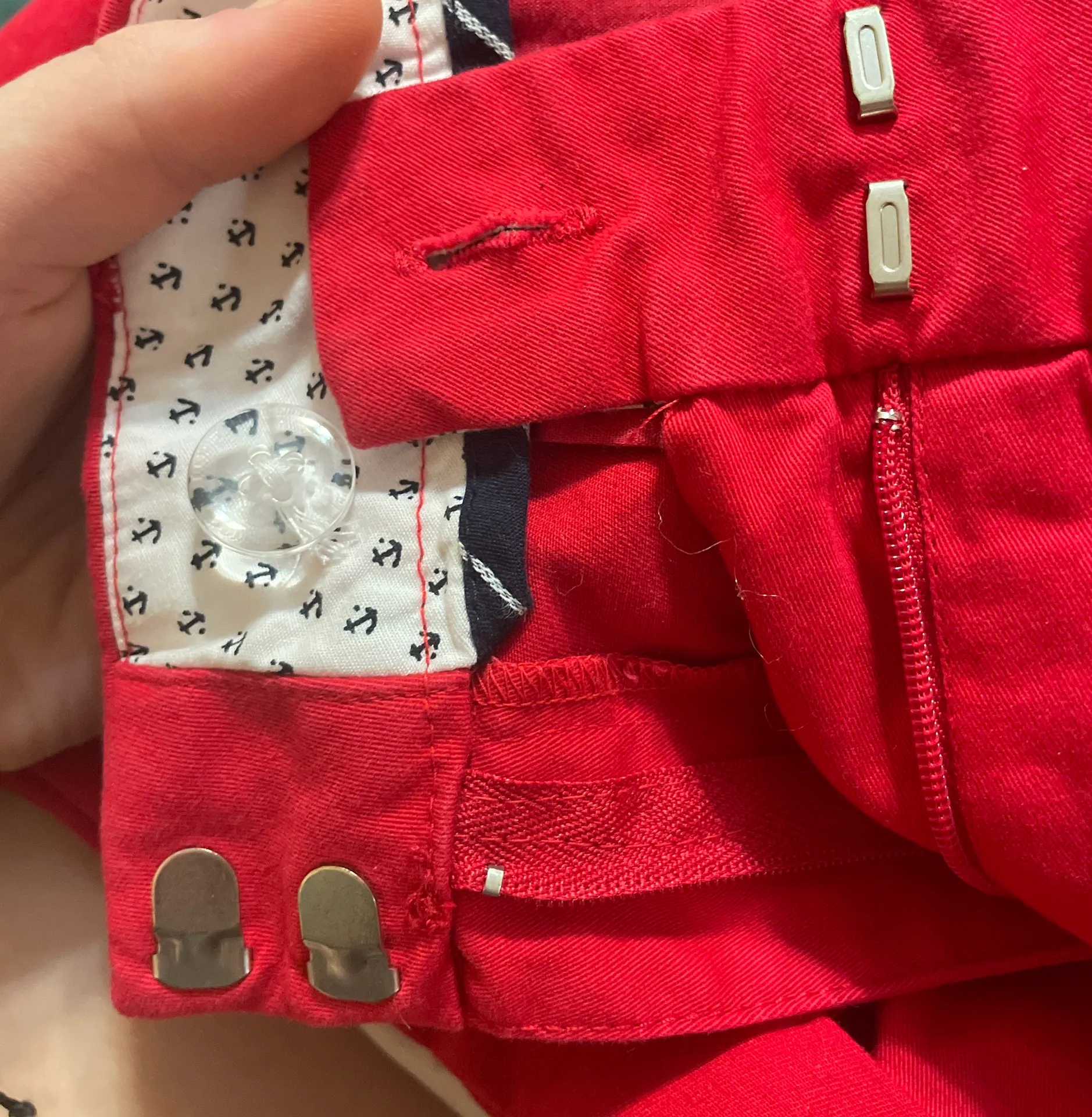 Red Khaki Shorts - Image 3