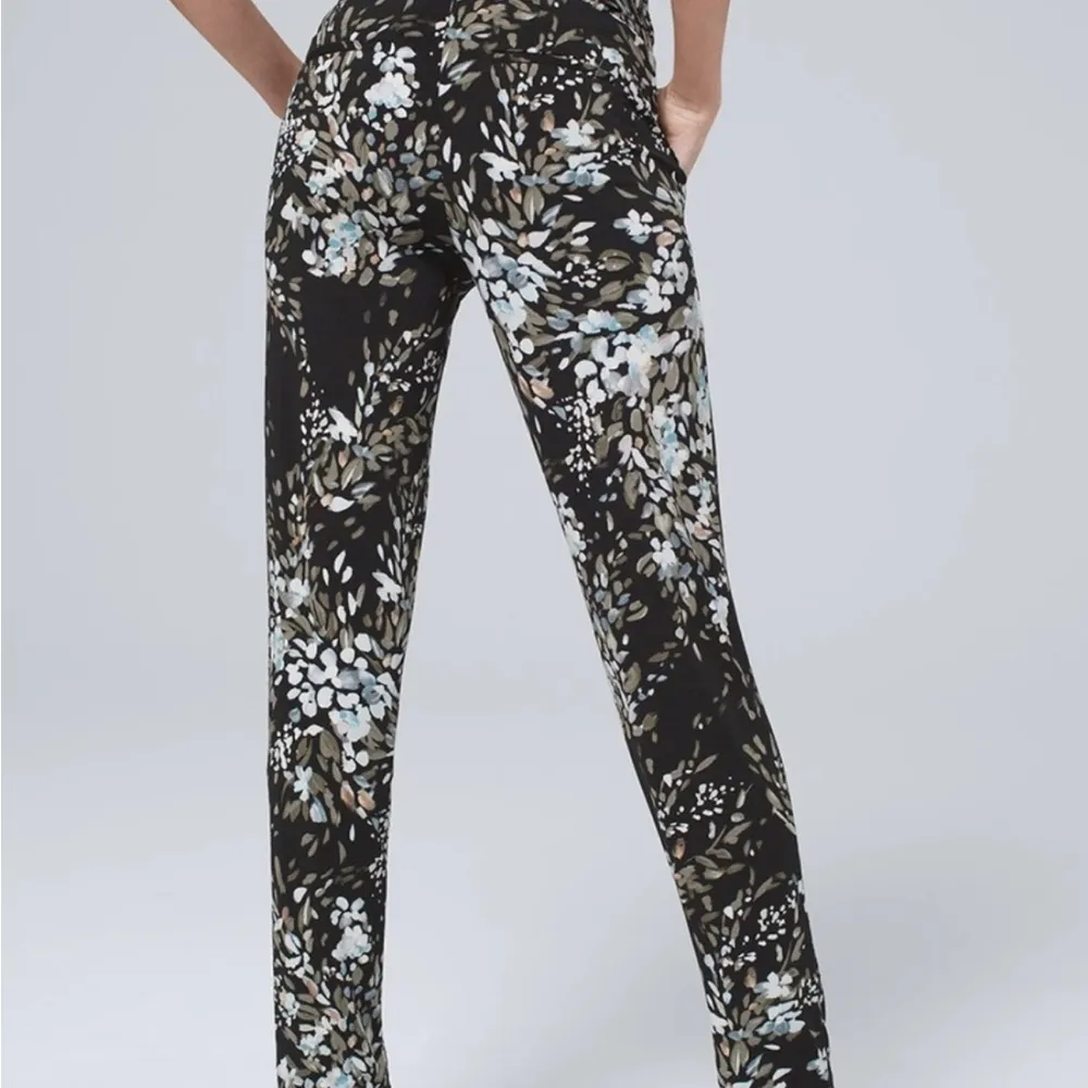 White House Black Market The Tapered Ankle Floral Dress Pants - Image 3
