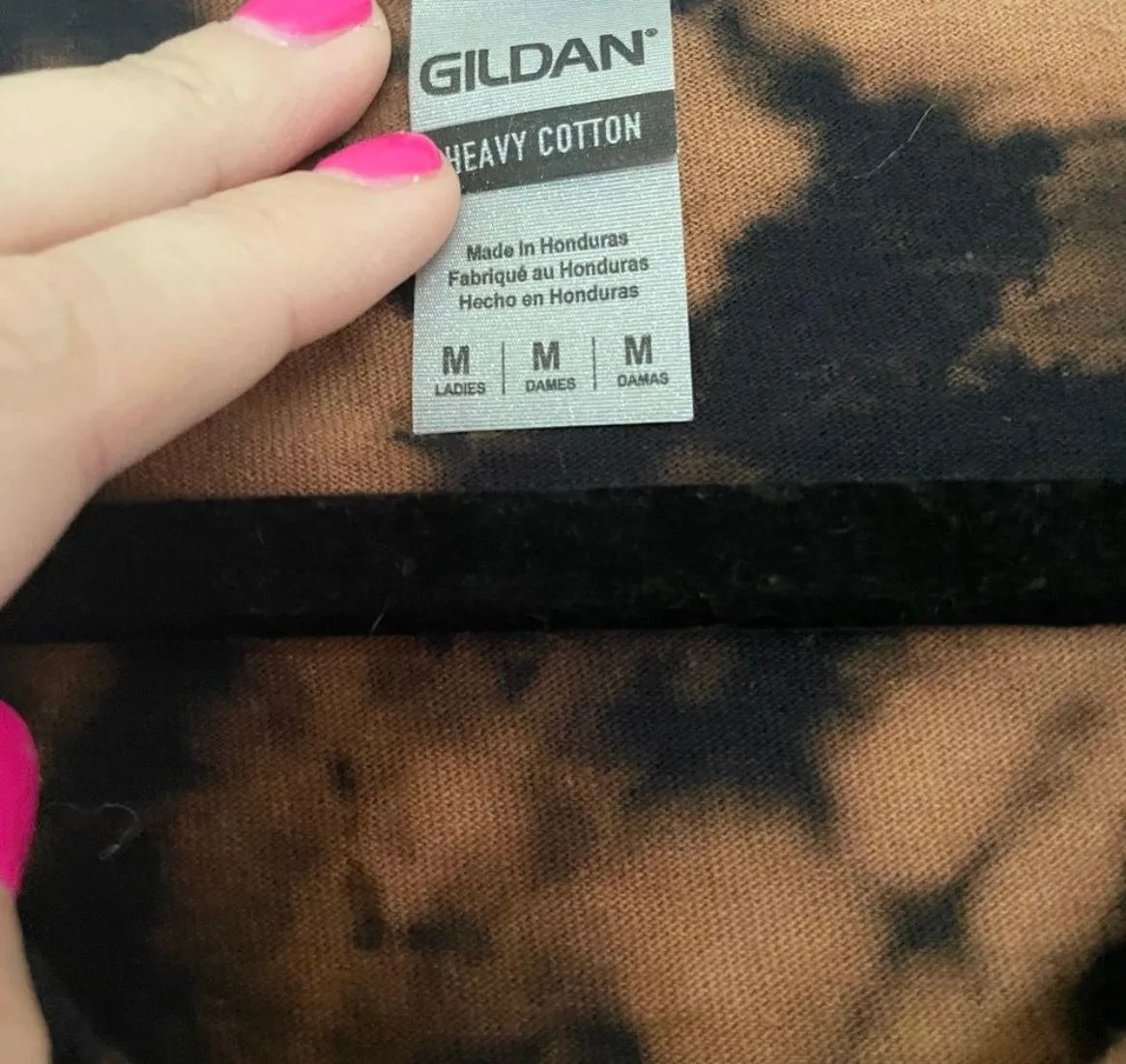 Free Britney | custom bleached reverse tie dye tee shirt. Black Size M - Image 4