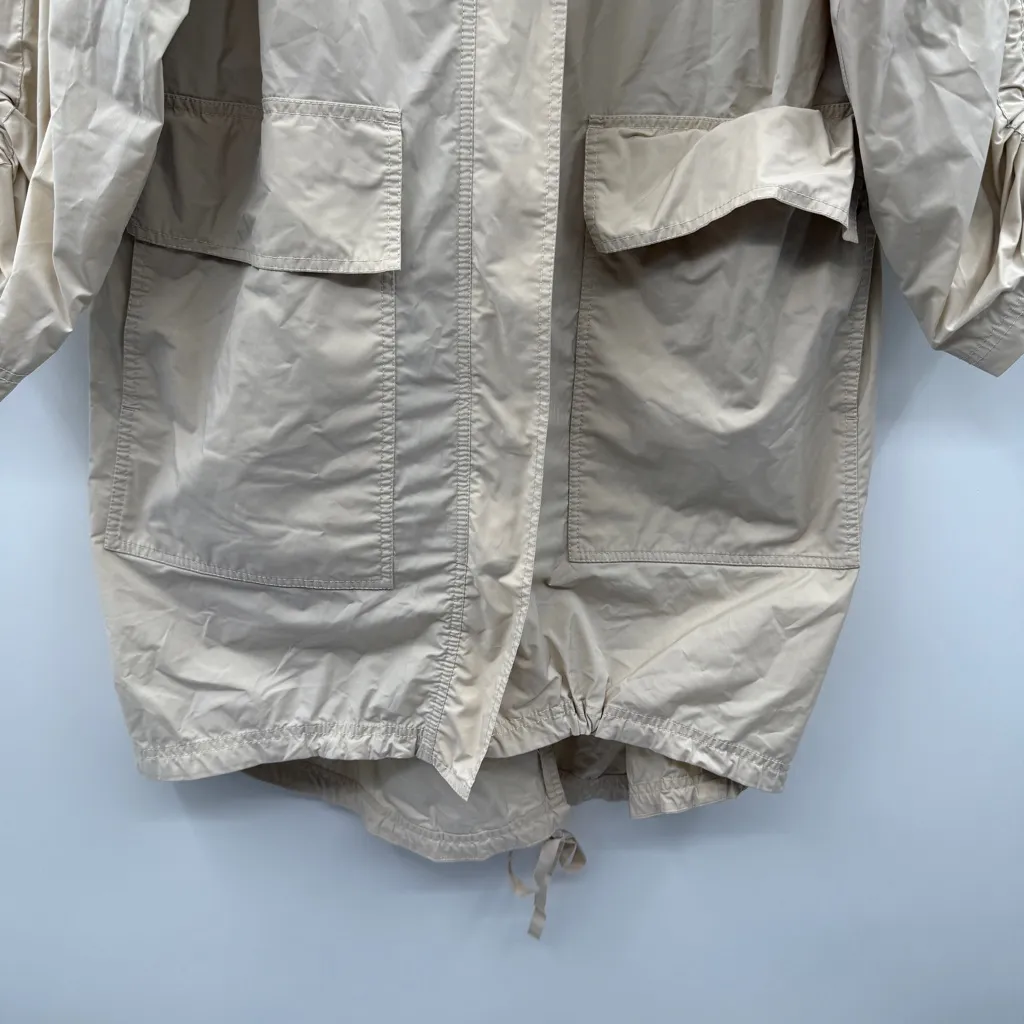 RTR Elizabeth‎ and James Bowery Cream Oversized Ruched Sleeve Jacket Sz M - Image 5