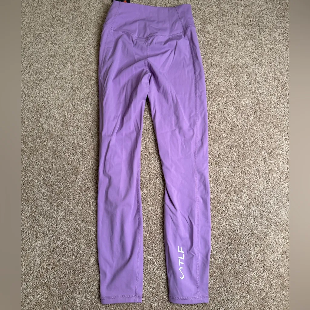 TLF Bright Purple Leggings NWT Size Small - Image 4