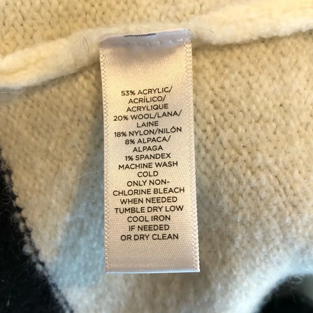 Color Block Long Thick Sleeveless Cardigan Sweater Vest Shawl Collar & Pockets - Image 4