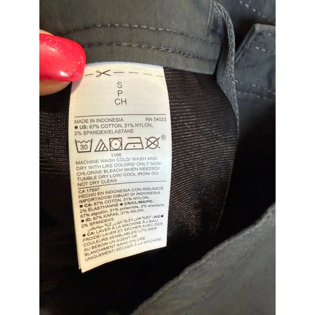 Women's Old Navy Dark Grey Chino Shorts Size S - Image 8